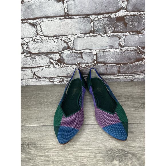 Rothys Fabric Pointed Toe Textile Slip On Ballet Flats Women’s Sz 9.5M US/40.5EU - Picture 6 of 16